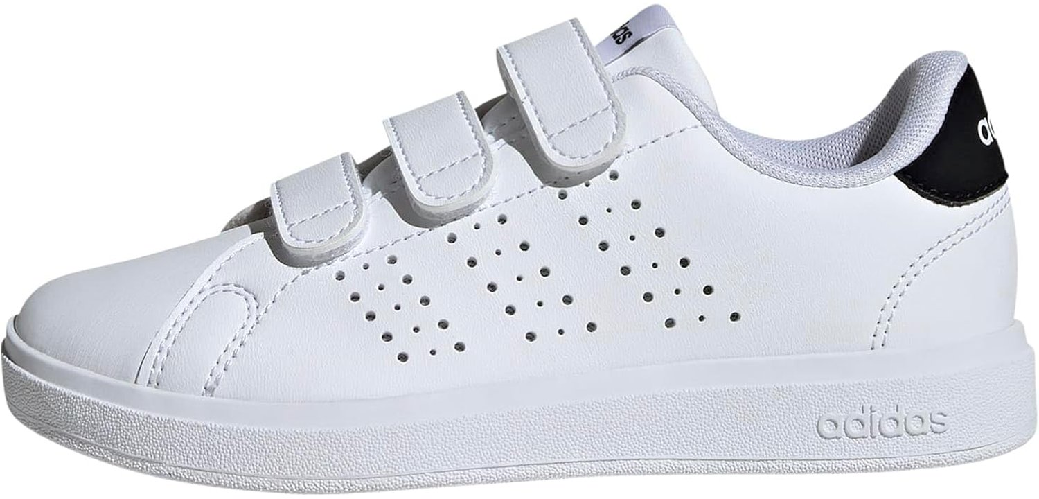 Adidas Advantage — Core Black — blank base trainer ready to hand-paint